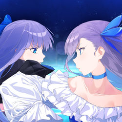 This is a pixiv picture whose title is 恋の戦い💙.