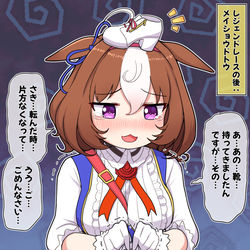 This is a pixiv picture whose title is レジェンドレースの後：メイショウドトウ.
