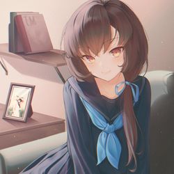 This is a pixiv picture whose title is 休憩.