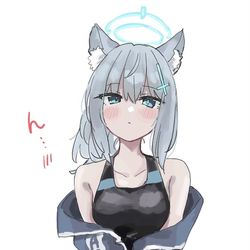 This is a pixiv picture whose title is シロコ………….