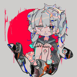 This is a pixiv picture whose title is 融解_.