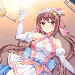 This is a pixiv picture whose title is 日常 魔法少女的战后.