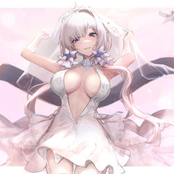 This is a pixiv picture whose title is June Bride.
