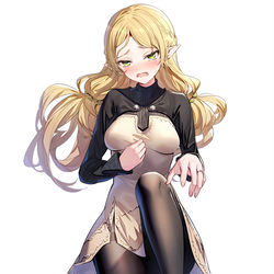 This is a pixiv picture whose title is ツンデレエルフ.