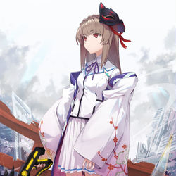 This is a pixiv picture whose title is 桐生美也.