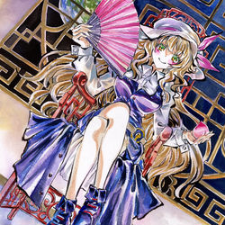 This is a pixiv picture whose title is 綿月豊姫.