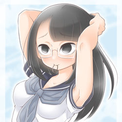 This is a pixiv picture whose title is 『夏だな！』なゆか姉.