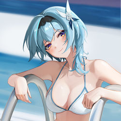 This is a pixiv picture whose title is 优菈泳装.