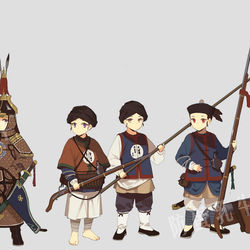This is a pixiv picture whose title is 清 mid 19th c..