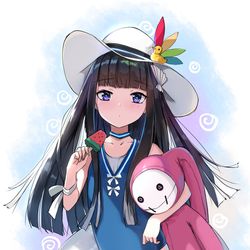 This is a pixiv picture whose title is 夏のあにゃちゃん（オリキャラ）.