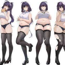 This is a pixiv picture whose title is oc 肥满化.