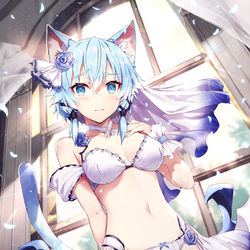 This is a pixiv picture whose title is シノン（ウエディング下着）.