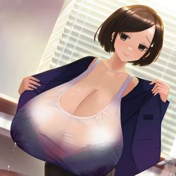 This is a pixiv picture whose title is そろそろ絞らないとね…？♡.
