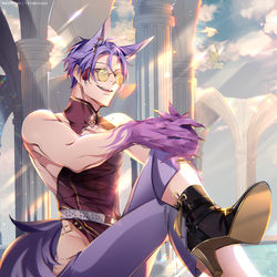 This is a pixiv picture whose title is 玖夜~~~~.