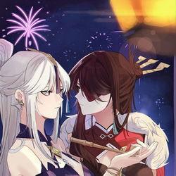 This is a pixiv picture whose title is beining.