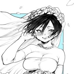 This is a pixiv picture whose title is ６月の花嫁.