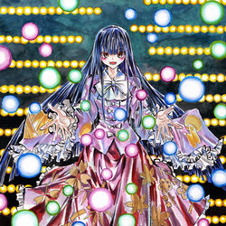 This is a pixiv picture whose title is 蓬莱山輝夜.