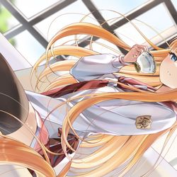 This is a pixiv picture whose title is ティータイム.