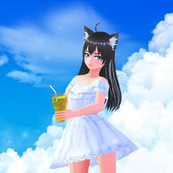 This is a pixiv picture whose title is 夏が来た…オロポ飲もう🌞🥛.
