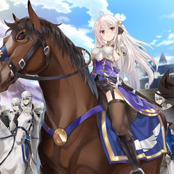 This is a pixiv picture whose title is 戦場のニニム.