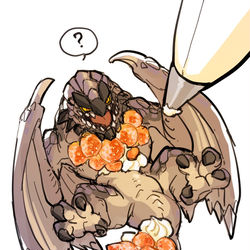 This is a pixiv picture whose title is モンハンらくがき.