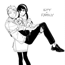 This is a pixiv picture whose title is スパイファミリー.