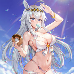 This is a pixiv picture whose title is オグリキャップ.