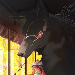 This is a pixiv picture whose title is 曲亭馬琴.