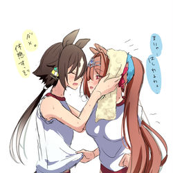 This is a pixiv picture whose title is 暑いね.