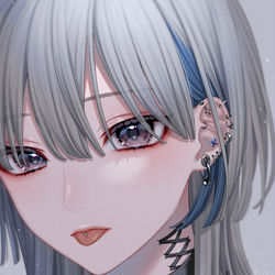 This is a pixiv picture whose title is 潤銀.