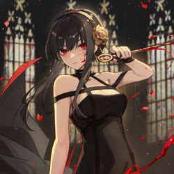 This is a pixiv picture whose title is ヨル.
