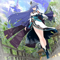 This is a pixiv picture whose title is 【崩壊3rd MMD】フカさん その２６.