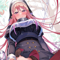 This is a pixiv picture whose title is タイツ脱ぎ.