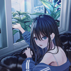 This is a pixiv picture whose title is でようか.