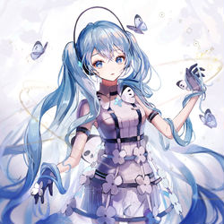 This is a pixiv picture whose title is 白.