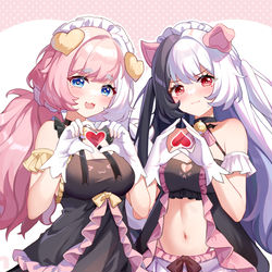 This is a pixiv picture whose title is 脸脸机器人&恋酱♥.