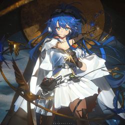 This is a pixiv picture whose title is 星間飛行.