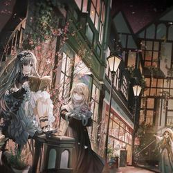 This is a pixiv picture whose title is 妖怪少女.