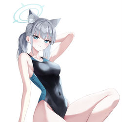 This is a pixiv picture whose title is 水着シロッコ.