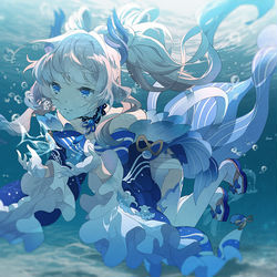 This is a pixiv picture whose title is 水の常形.