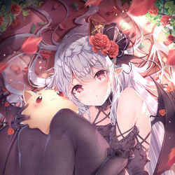 This is a pixiv picture whose title is 0の装扮图.