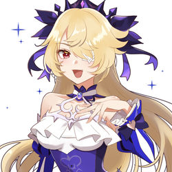 This is a pixiv picture whose title is 極夜の真夢.