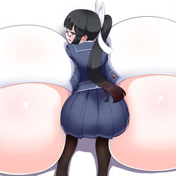 This is a pixiv picture whose title is 膨乳が止まらない澪華さん.
