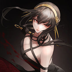 This is a pixiv picture whose title is ヨル.