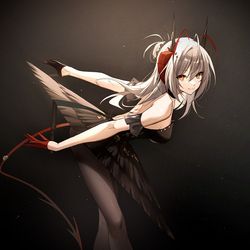 This is a pixiv picture whose title is Black Swan.