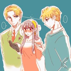This is a pixiv picture whose title is ロ＋黄×ヨ（差分）.