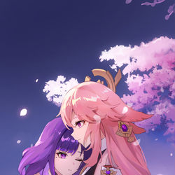 This is a pixiv picture whose title is 发个无原神水印版的吧.