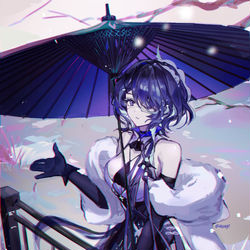This is a pixiv picture whose title is ウィスパーレイン.