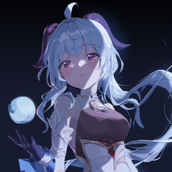 This is a pixiv picture whose title is 甘雨.