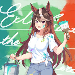 This is a pixiv picture whose title is ウマログ15.